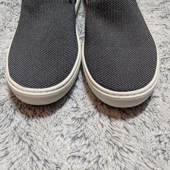 Rothy's The Kids Sneakers Slip On Gray Size 3 Rainbow - Picture 4 of 5